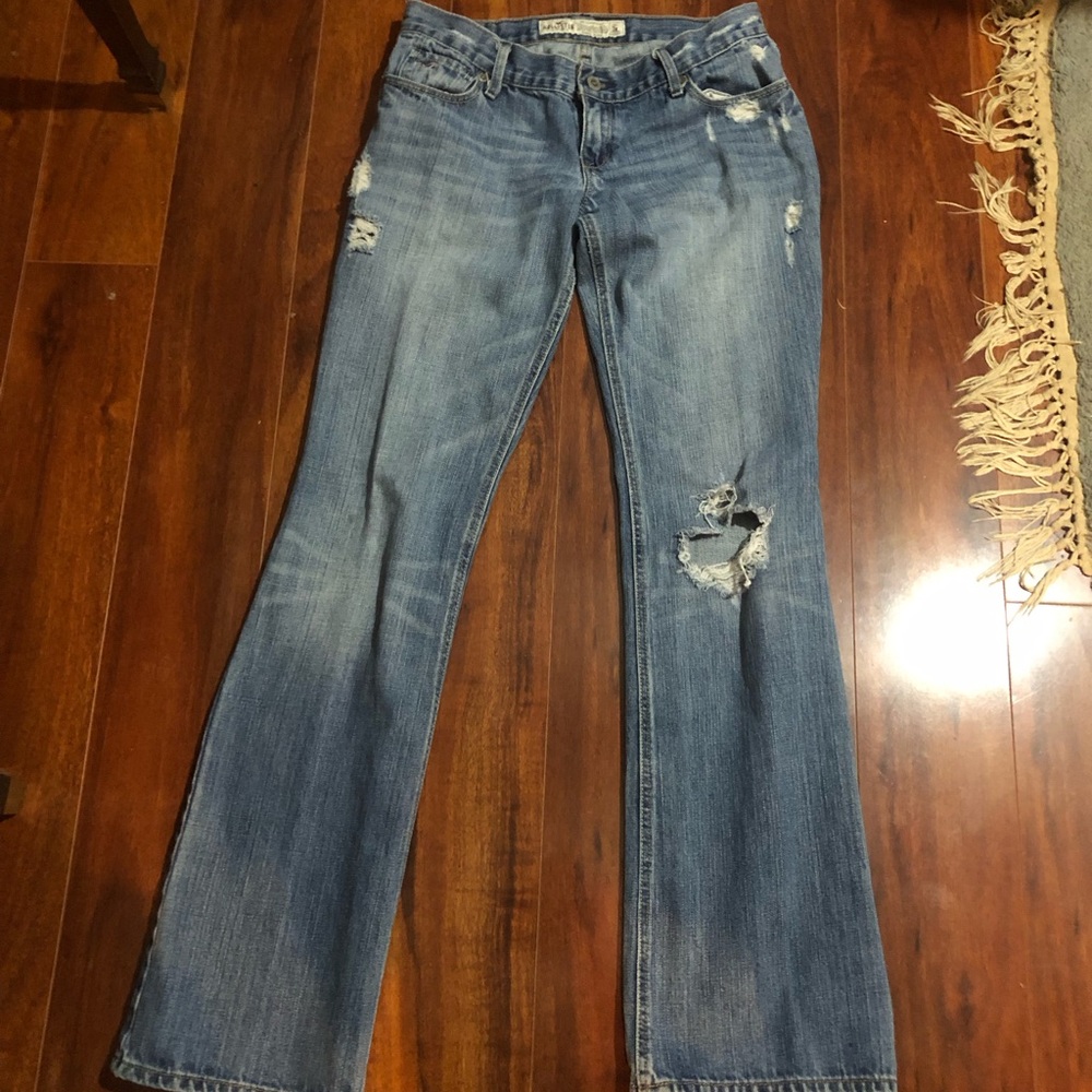 Hollister Distressed Blue Women's Jeans